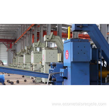 Horizontal Steel Turnings Briquette Machine for Smelting